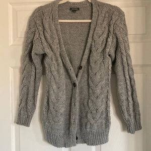 Wild Fable - Cable Knit Cardigan - Gray